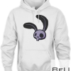 Purple Punk Bunny Skull Graphic T-shirt