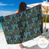 Rooster Hand Draw Design Sarong Womens Swimsuit Hawaiian Pareo Beach Wrap