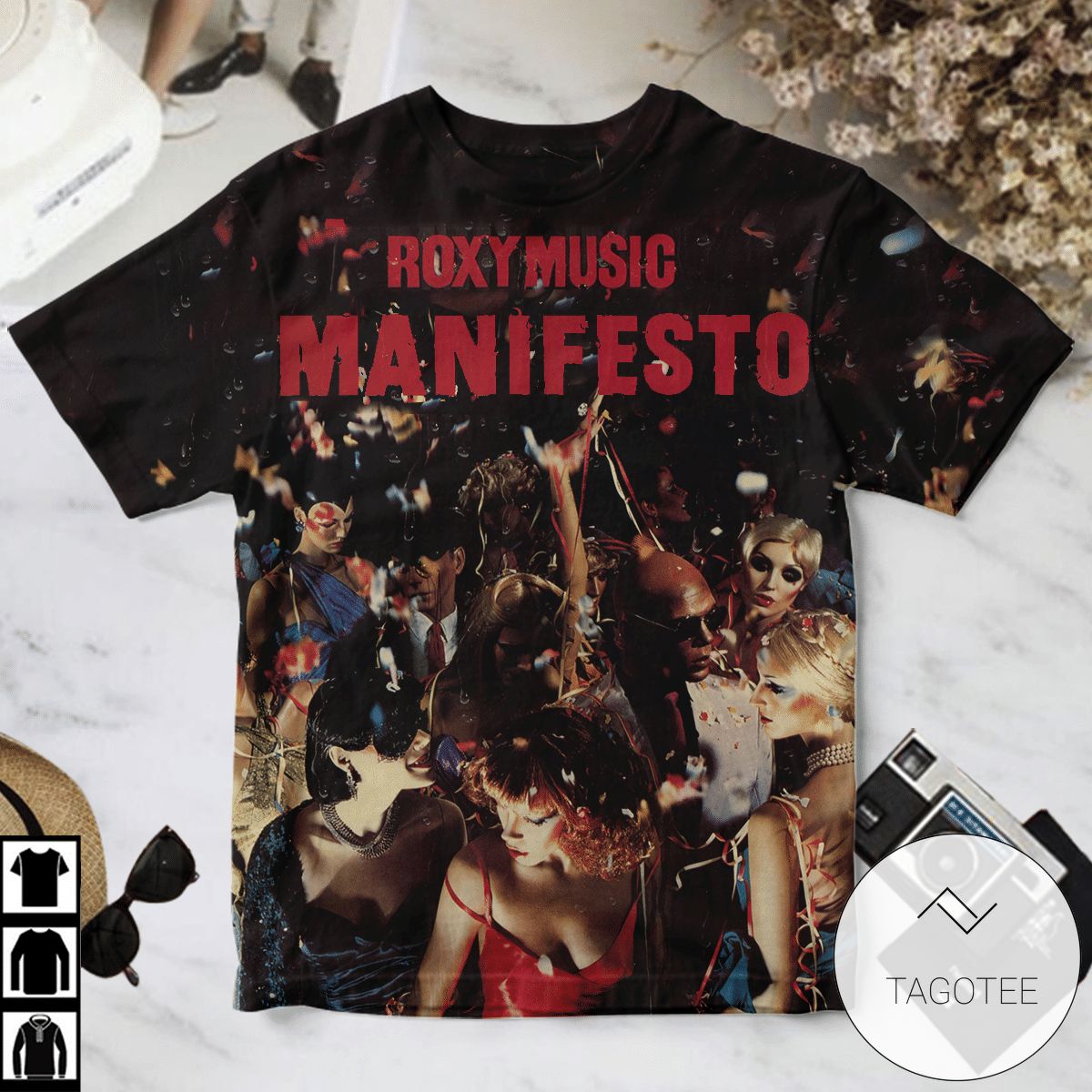 Roxy Music Manifesto Album Cover Shirt