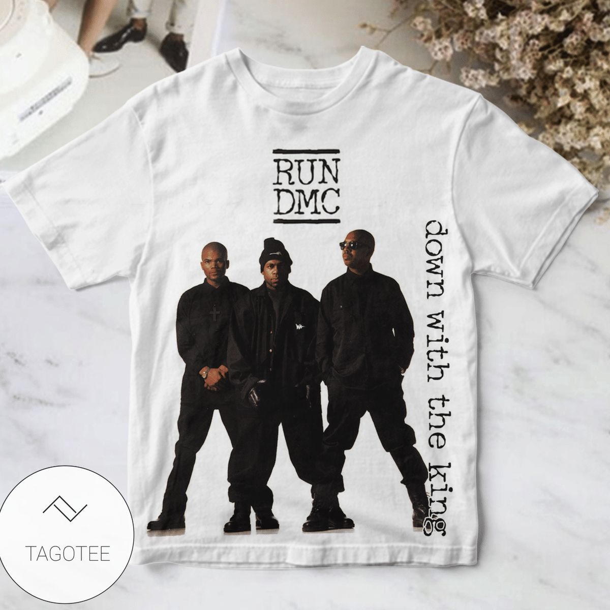 Run Dmc Down With The King Album Cover Shirt