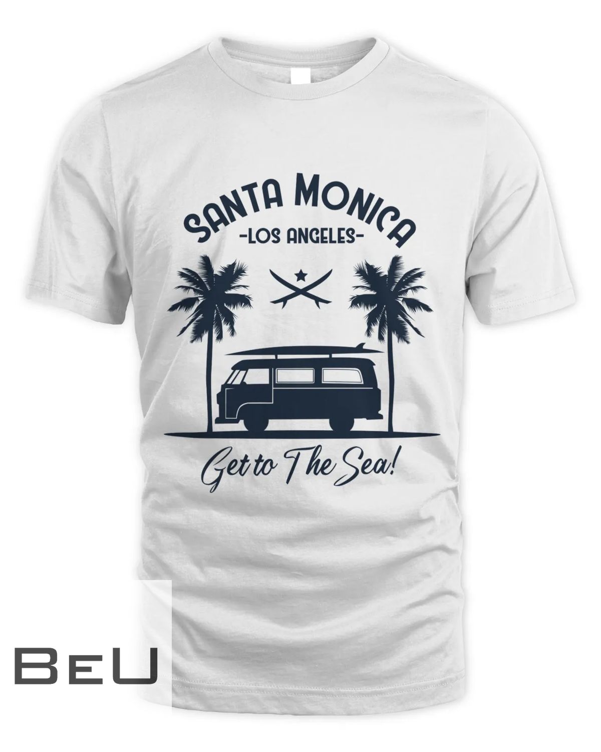 Santa Monica Get To The Sea T-shirt