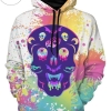 Skull Colorful Youth Hoodie