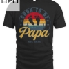 Soon To Be Papa Est 2022 Men Retro First Time Dad Papa T-shirt