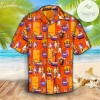 Star Wars Hawaiian Shirt Star Wars Characters Animation Pattern Orange Hawaii Aloha Shirt