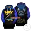 Star WarsT-shirt D.Vader May the 4th Be With You 3D Print T-shirt Hoodie
