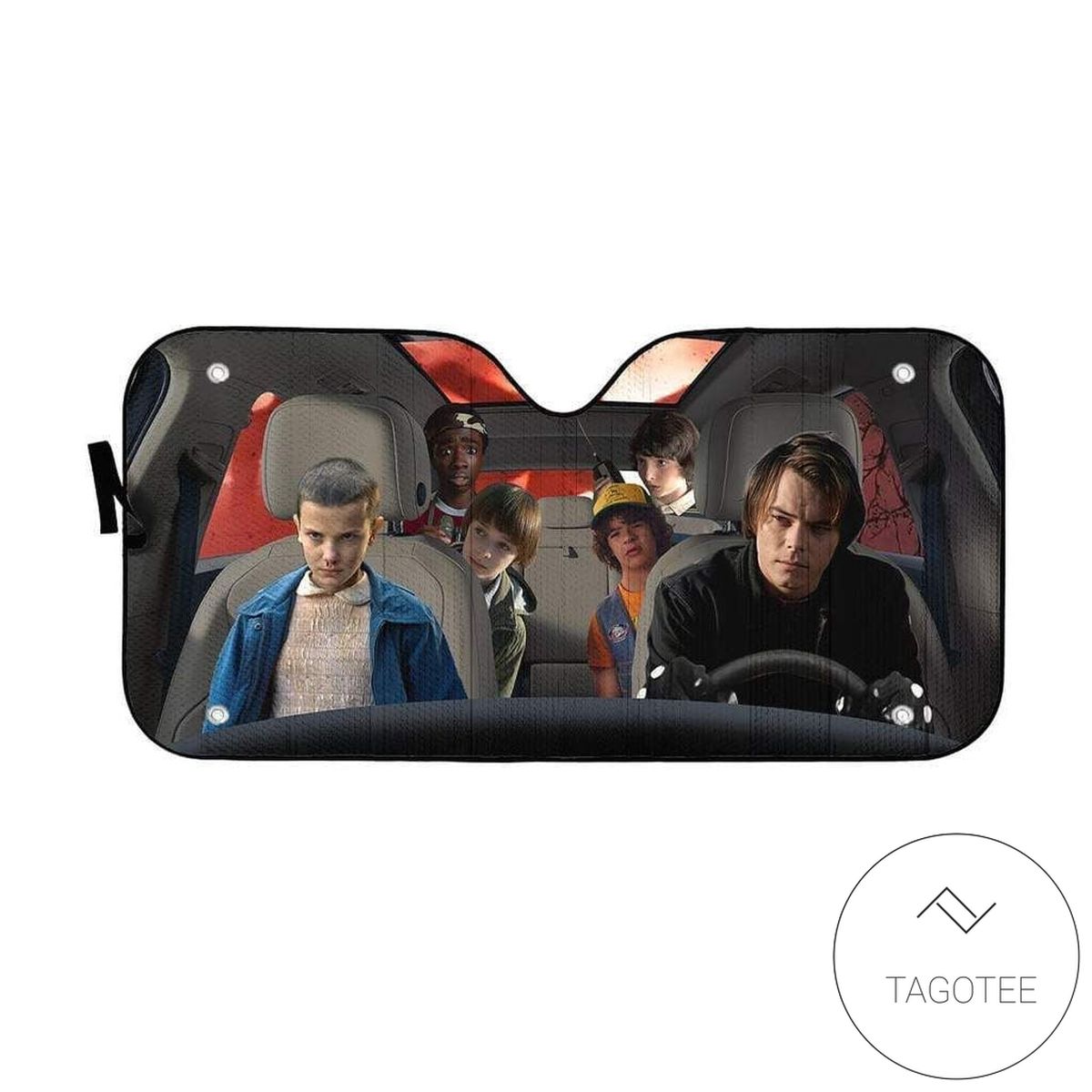 Stranger Things Car Sun Shade Eleven And Friends Windshield Sun Shade