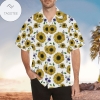 Sunflower Aloha Shirt Perfect Hawaiian Shirt For Sunflower Lover
