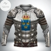 Sweden Armor Gray Hoodie