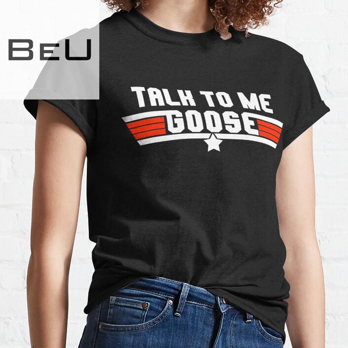 Talk To Me Goose Logo Design Classic T-shirt