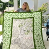 There Are Places I'll Remember All My Life Though Some Have Changed Love Tree Quilt Blanket