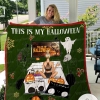 This Is My Halloween Movie Watching Quilt Blanket