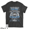 To World Dad Tow Truck Driver My World Fathers Day Tshirt T-shirt