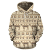 Traditional Camel Ethnic Motifs Hoodie