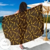 Trumpet Pattern Design Print Sarong Womens Swimsuit Hawaiian Pareo Beach Wrap