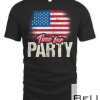 USA flag Time for party patriotic american and 4th of july T-shirt