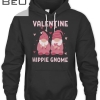 Valentine Hippie Gnome Valentine's Day Gnomes Love T-shirt
