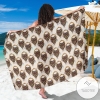 Wolf Tribal Dream Catcher Design Print Sarong Womens Swimsuit Hawaiian Pareo Beach Wrap