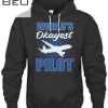World's Okayest Pilot - Airplane Aviator T-shirt