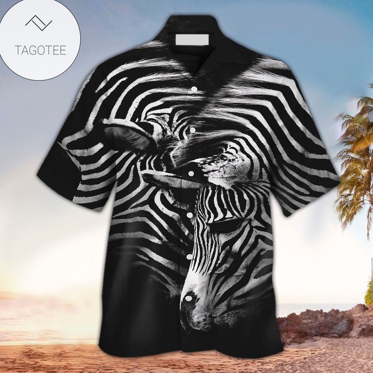 Zebra Aloha Shirt Perfect Hawaiian Shirt For Zebra Lover