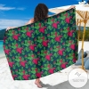 Zombie Themed Design Pattern Print Sarong Womens Swimsuit Hawaiian Pareo Beach Wrap