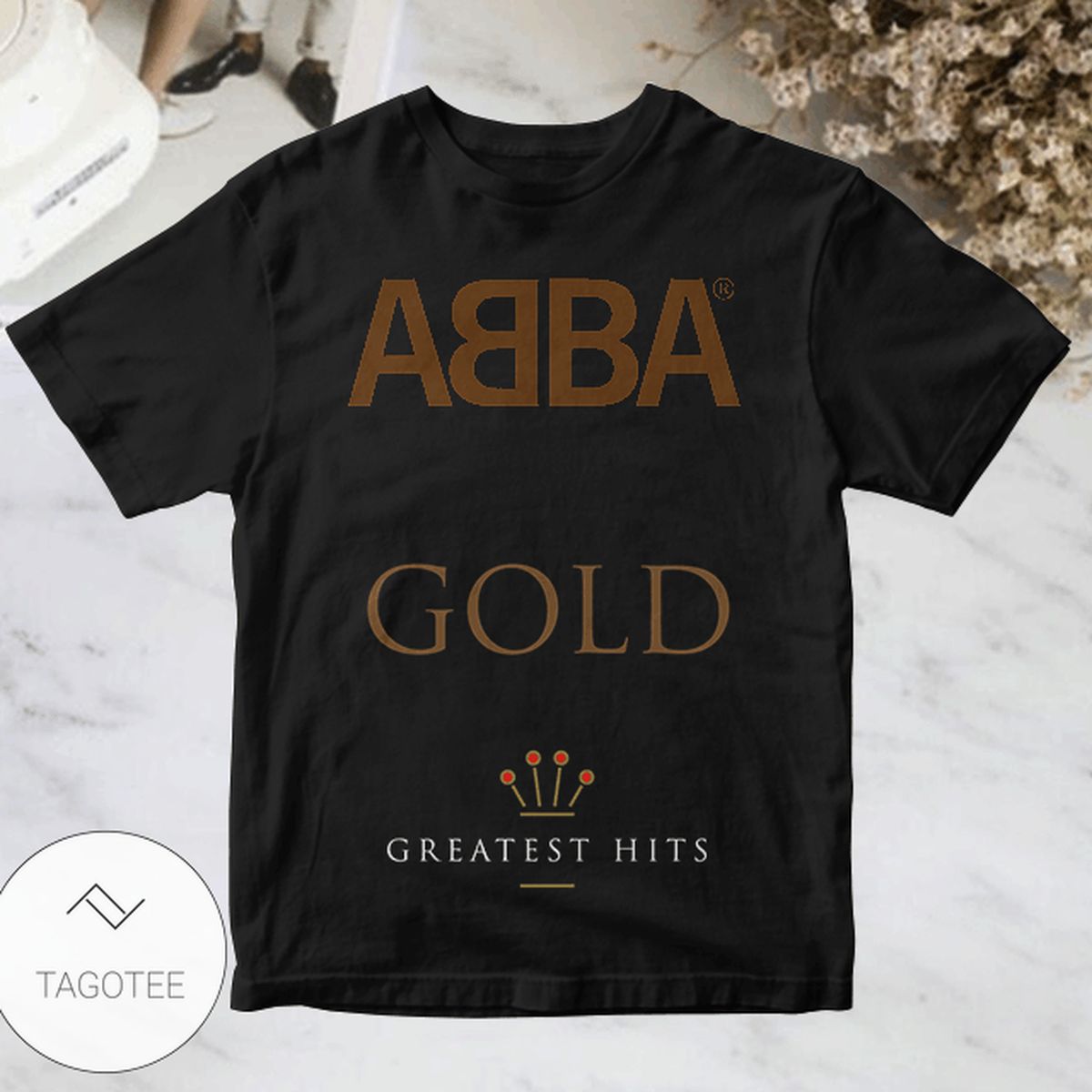 Abba Gold Greatest Hits Compilation Album Cover Shirt
