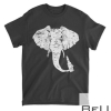 Beer Drinking Elephant T-Shirt Animal Alcohol Tailgate Gift