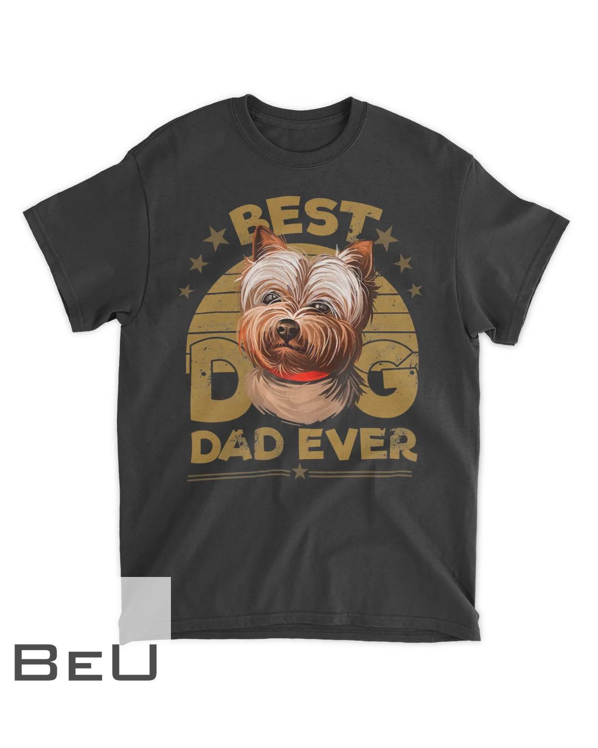 Best Yorkshire Dog Dad Ever Gift For Men T-shirt