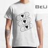 Black And White Heart Bandaids T-shirt Tank Top