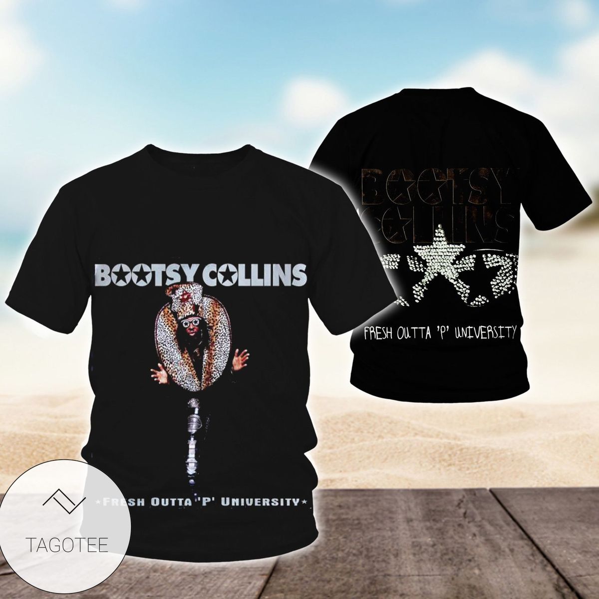 Bootsy Collins Fresh Outta 'p' University Album Cover Shirt