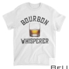 Bourbon Whisperer Funny Drinking Whiskey Gift With Sayings T-Shirt