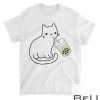 Cat Drinking Boba Milk Tea T-Shirt