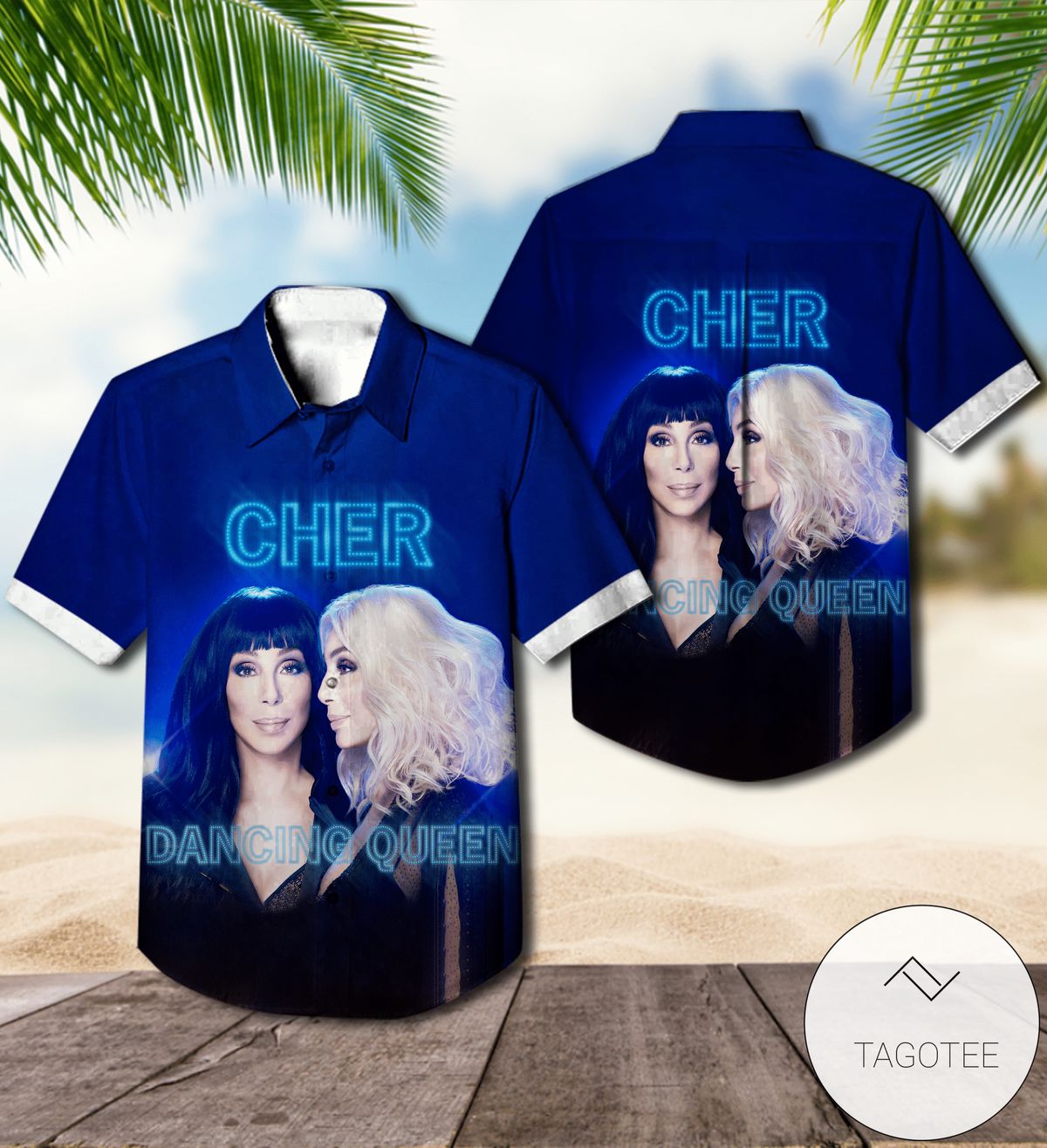 Cher Dancing Queen Album Cover Hawaiian Shirt