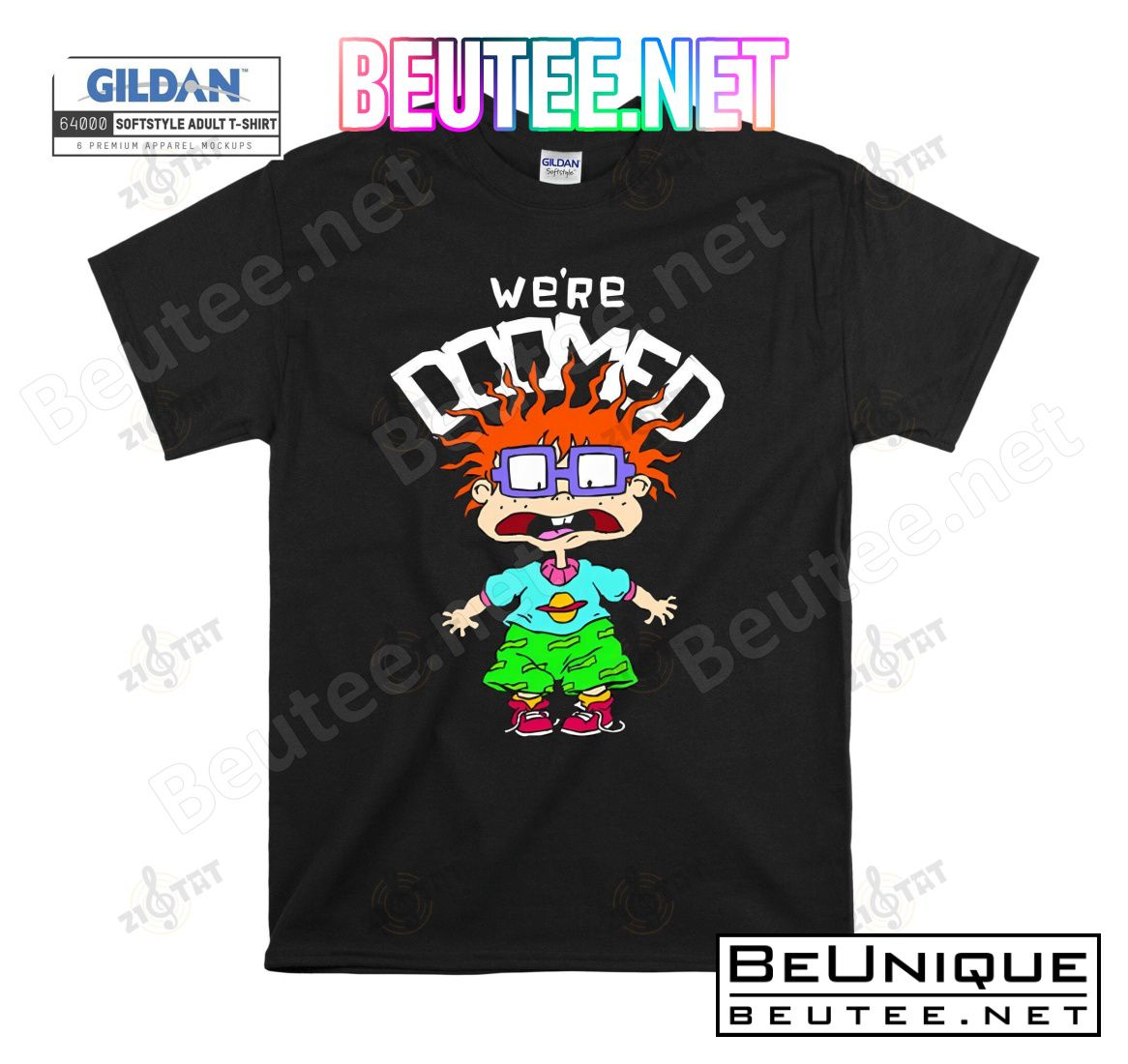 Chuckie We're Doomed Rugrats Shirt