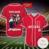 Cleveland Indians Baseball Jersey MLB Custom Name And Number