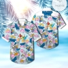 Donald Duck Let's Play Flowers Hawaiian Shirt