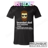 Funny Bearded Dad Definition T-Shirts