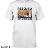 Funny Dogs Rescued Is My Favorite Breed Shirt