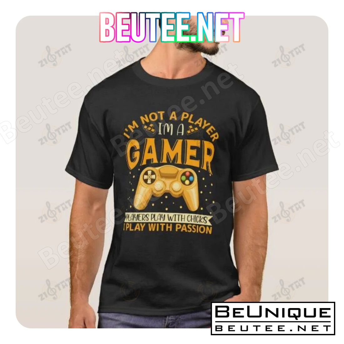 Funny I'm Not A Player I'm A Gamer Gaming Shirt