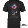 God Bless America Happy 4th July Snoopy Sunflower Shirt