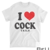 I Love Cocktails Funny Pun Sexual Innuendo Drinking Vintage T-Shirt