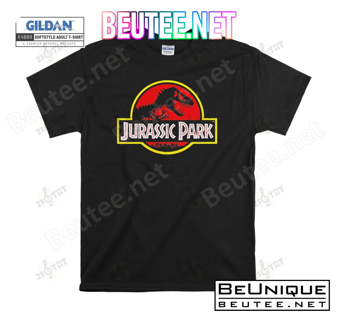 Jurassic Park Logo T-rex Dinosaur Shirt
