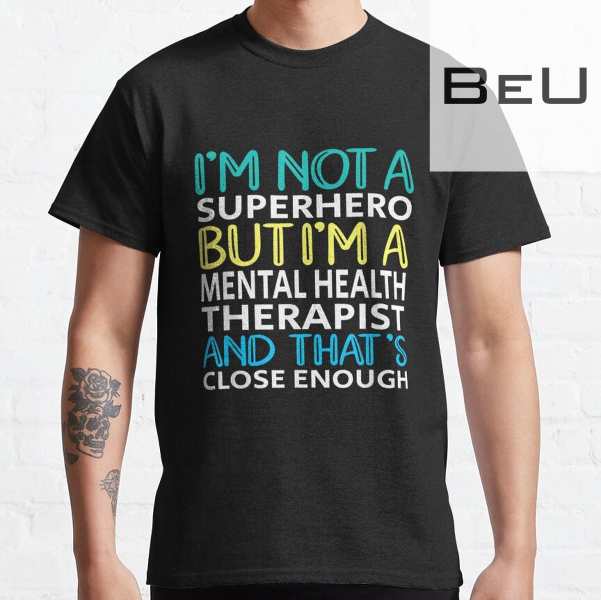 Mental Health Therapist Superhero Mental Health Awareness T-shirt Tank Top