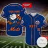 New York Mets Baseball Jersey MLB Custom Name And Number