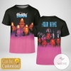 Personalized Deep Purple Burn Album Cover Shirt