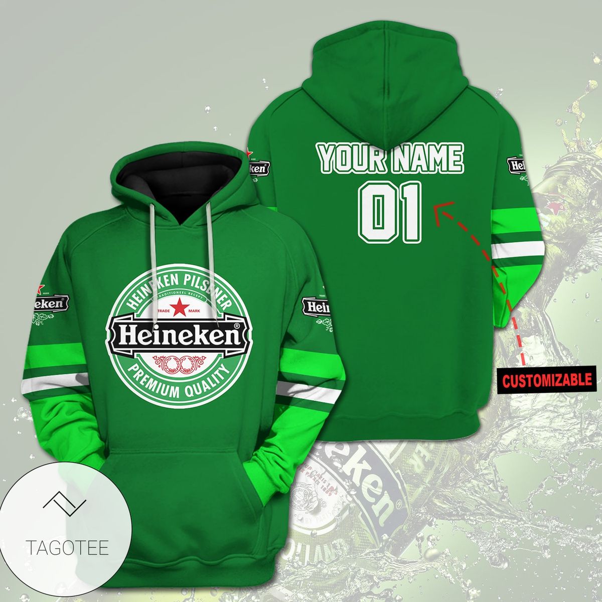 Personalized Heineken Hoodie
