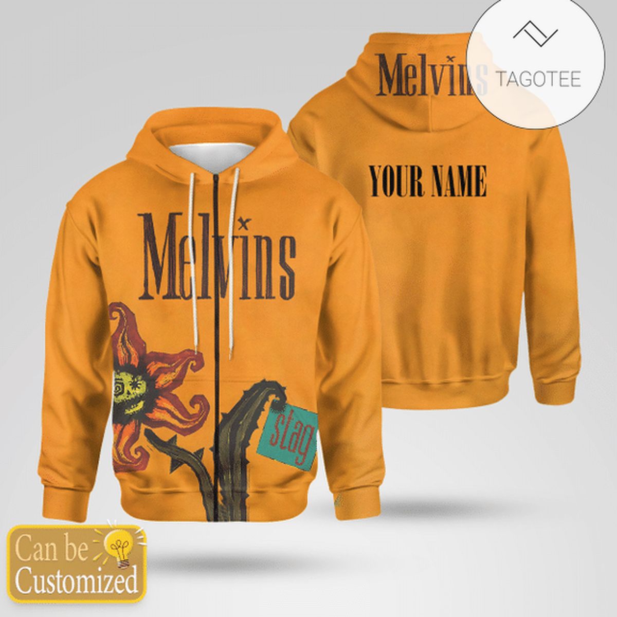 Personalized Melvins Stag Album Cover Hoodie