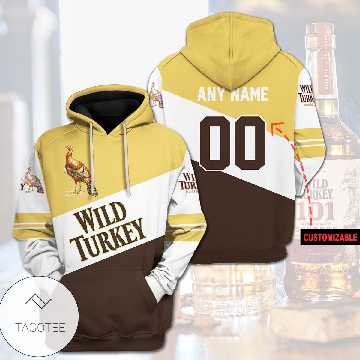 Personalized Wild Turkey Hoodie