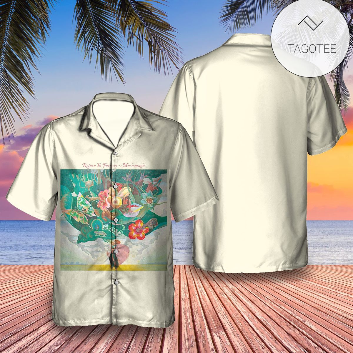 Return To Forever Musicmagic Album Cover Hawaiian Shirt
