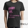 Rugby Girl Funny Quote For Women Sticker T-shirt