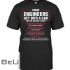 Store Four Engineers Get Into A Car And The Car Won't Start Shirt